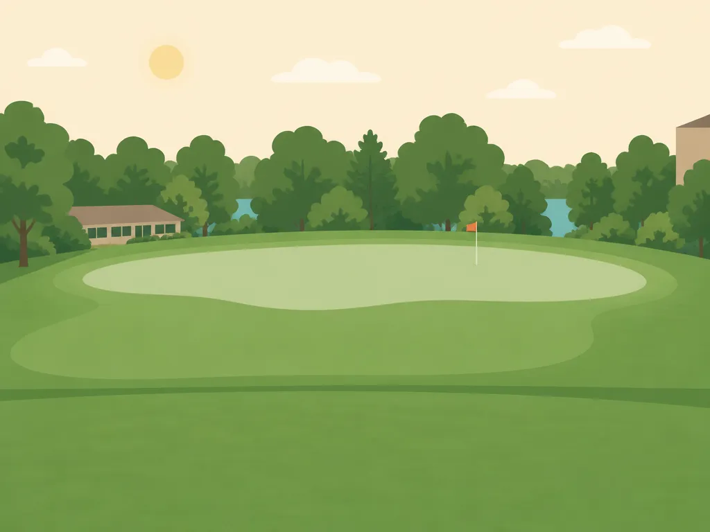Illustration of Lake Lorain Golf Course