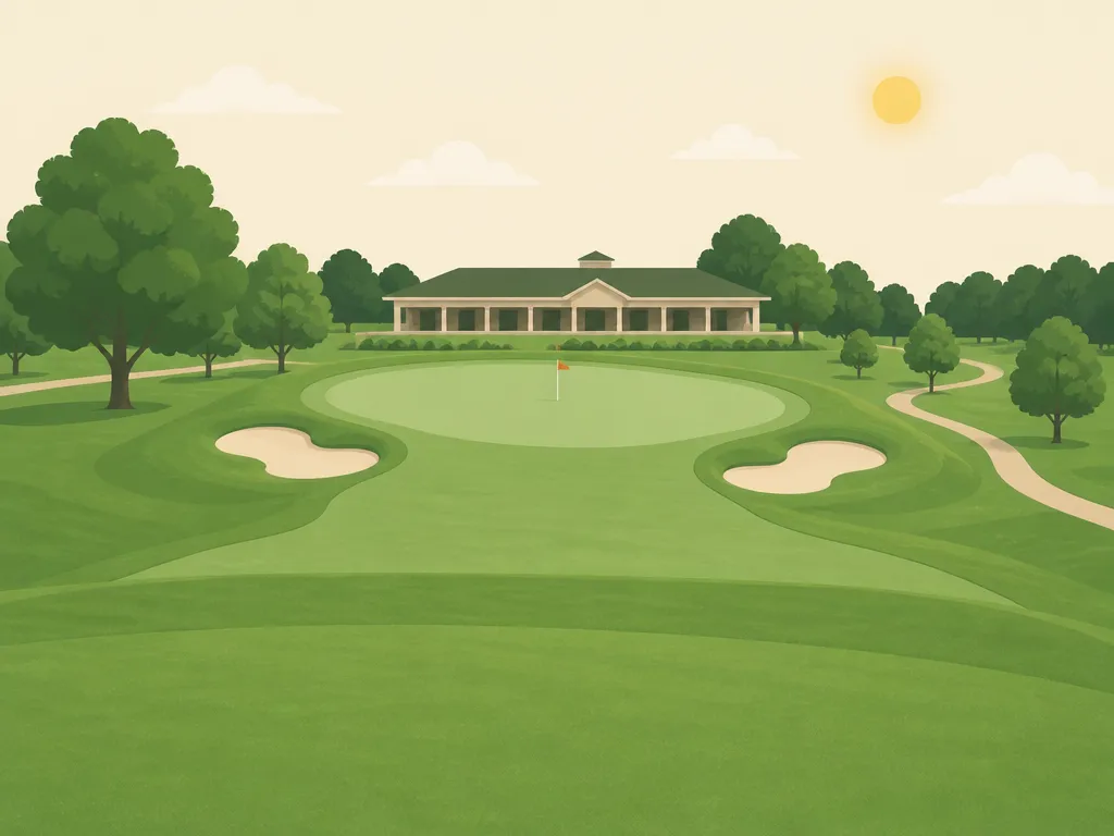 Illustration of Pleasant Hill Golf Course - Middletown