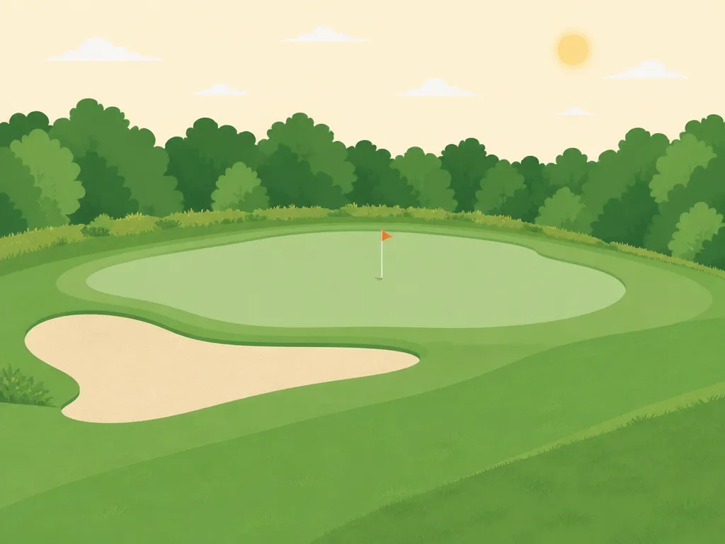 Illustration of Golfclub Anthal-Waginger See