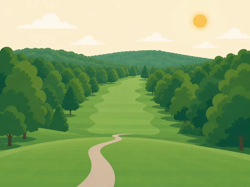 Illustration of Piney Apple Golf Course