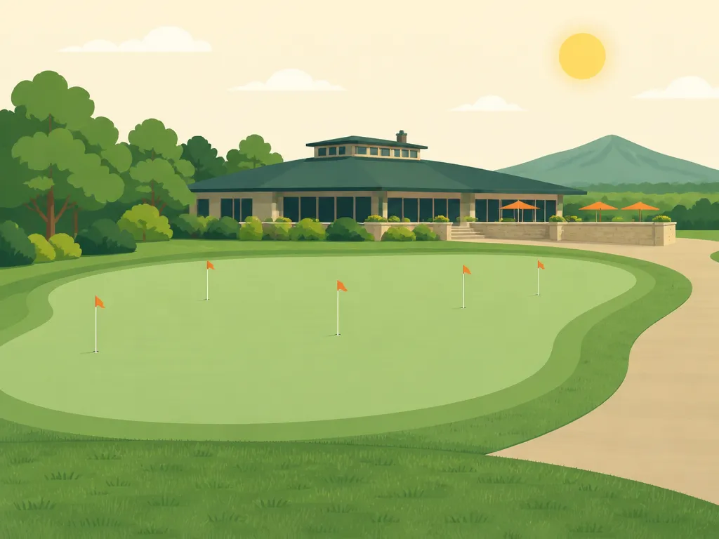 Illustration of Hidden Acres Golf Club