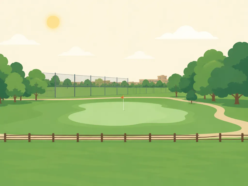 Illustration of East Potomac Golf Course (Red)