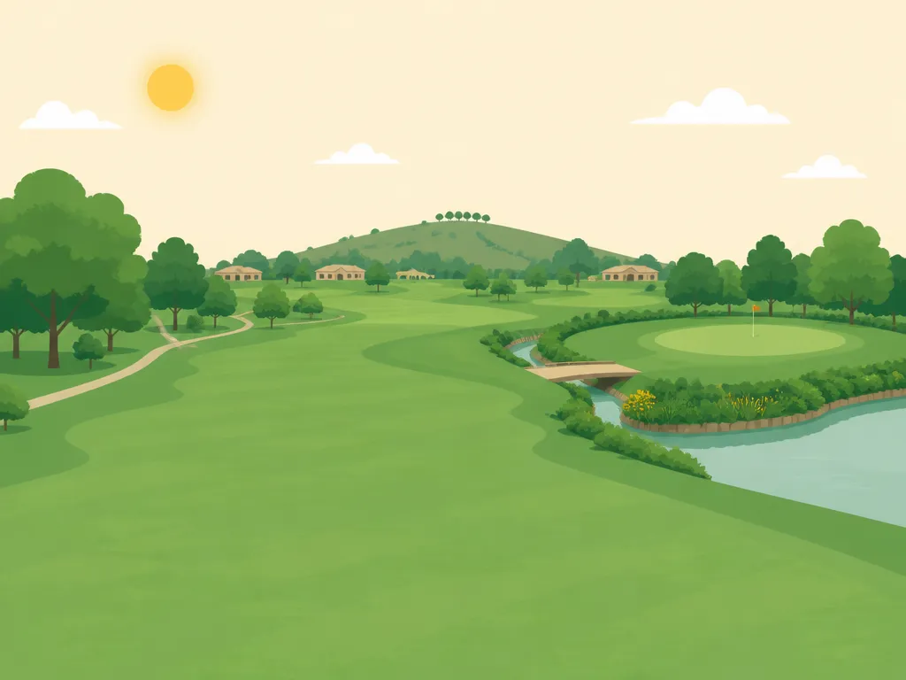 Illustration of Club de Golf Olivar de la Hinojosa (18h)