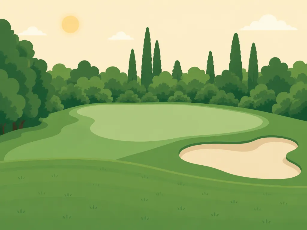 Illustration of Golfbaan De Vlietlanden