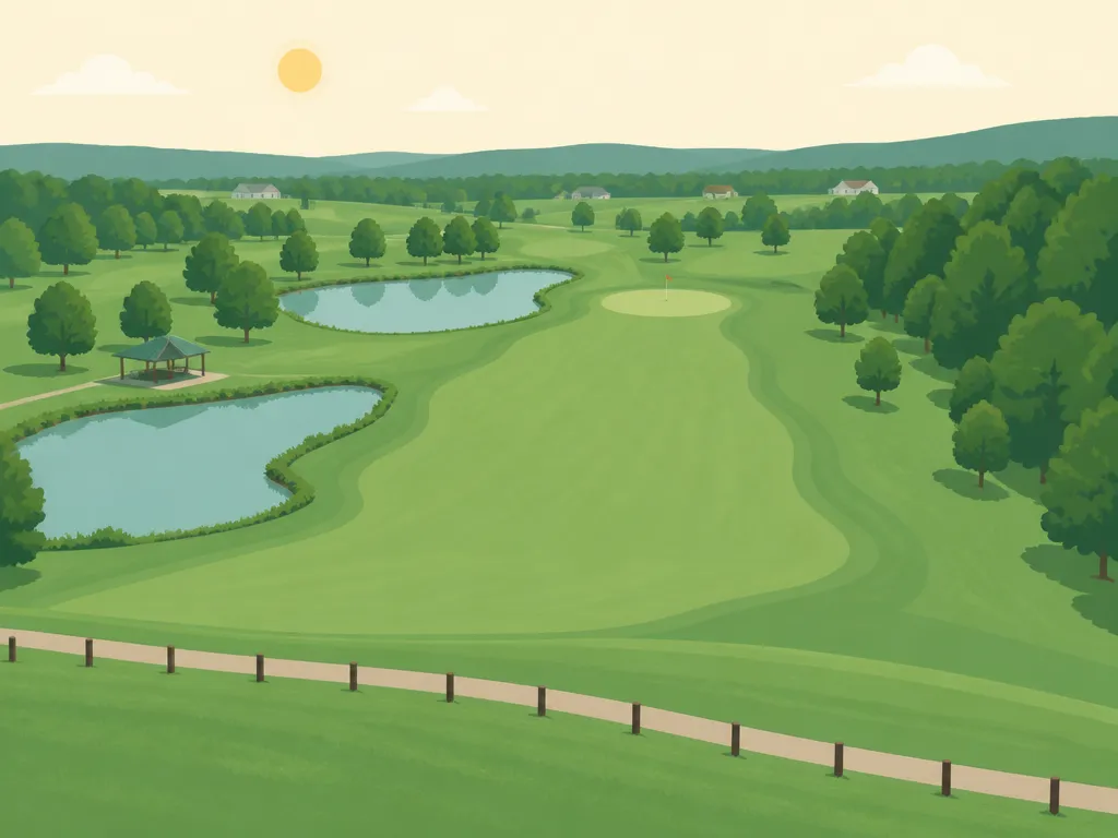 Illustration of Carmichaels Golf Club