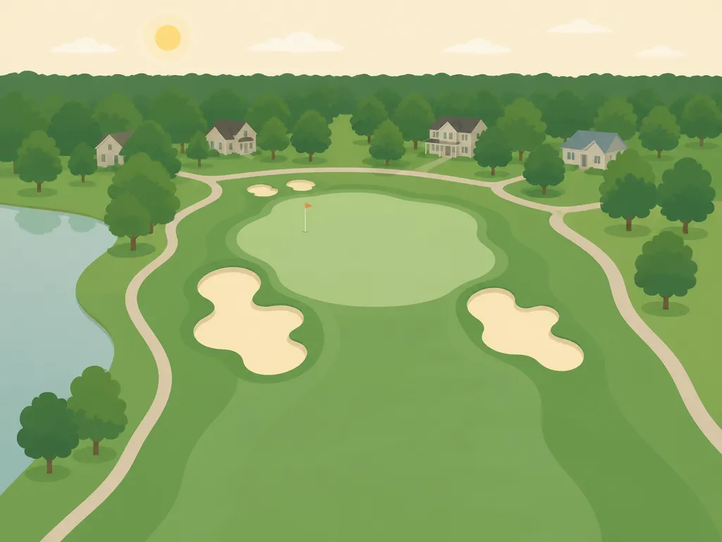 Illustration of Shaftesbury Glen Golf & Fish Club
