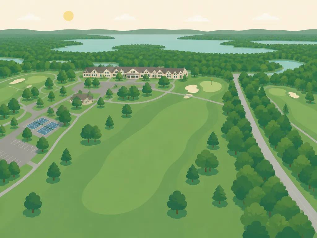 Illustration of Bridgton Highlands Country Club