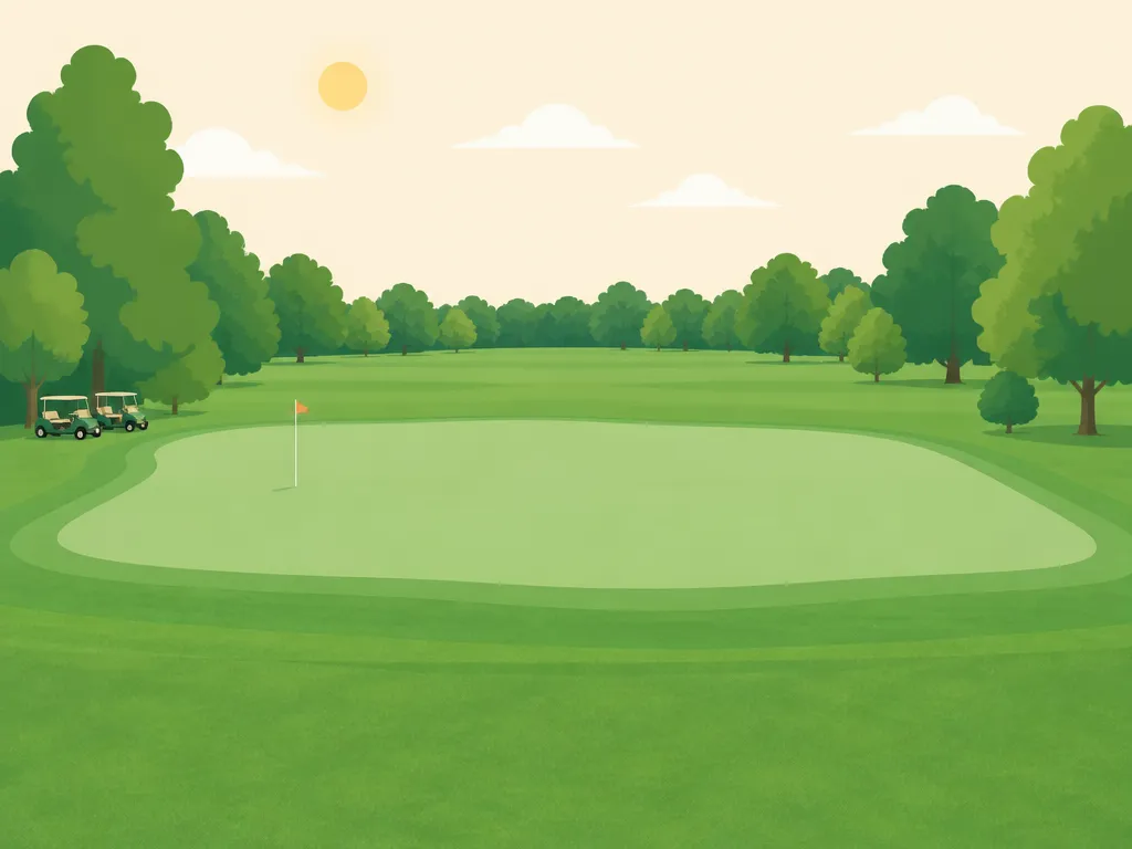 Illustration of Fox Meadows Golf Course