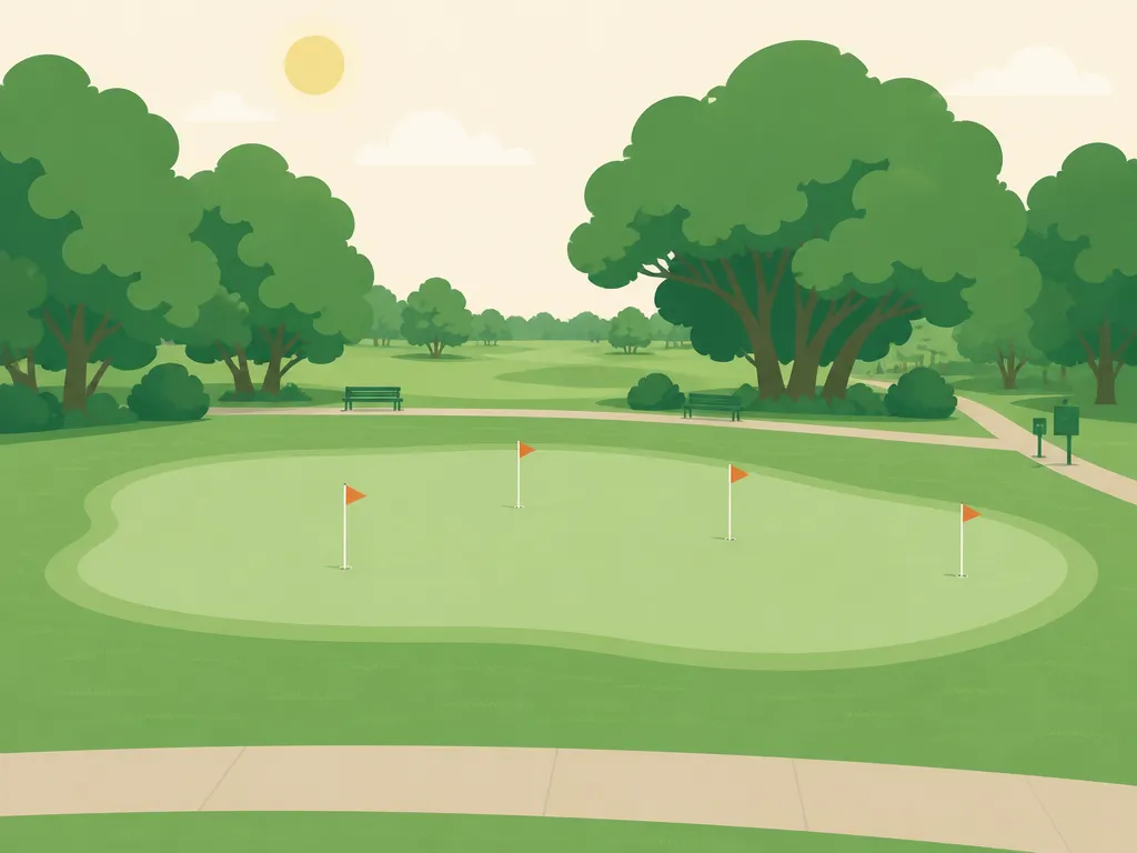 Illustration of Long Hollow Golf Course