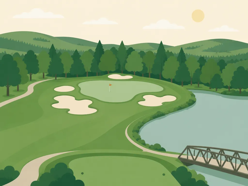 Illustration of Okanagan Golf Club (Quail)