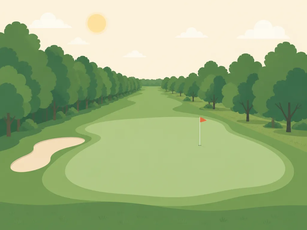 Illustration of Alpine Meadows Golf Course