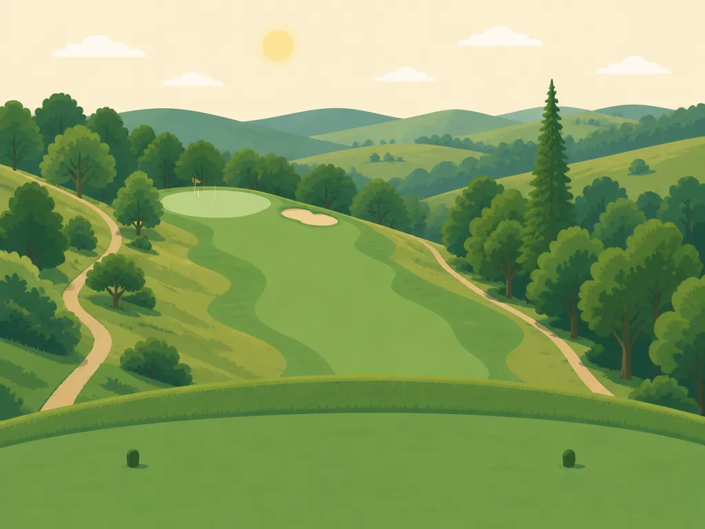 Illustration of Cougar Canyon Golf Course