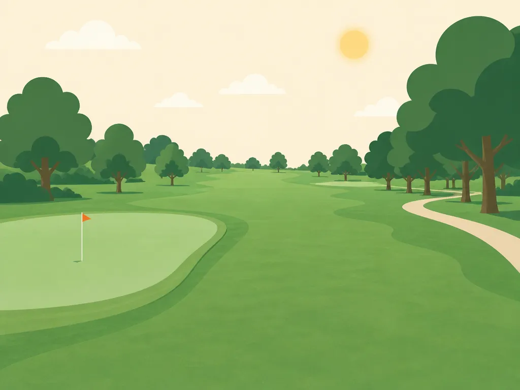 Illustration of Country View Golf Course