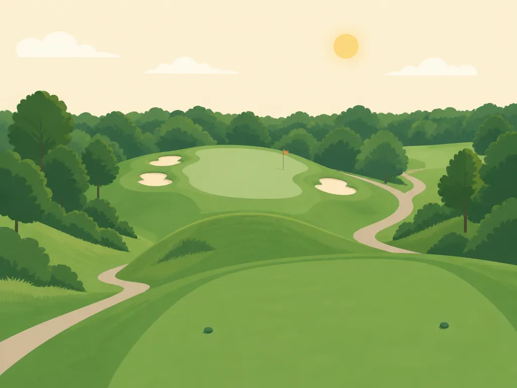 Illustration of LedgeRock Golf Club