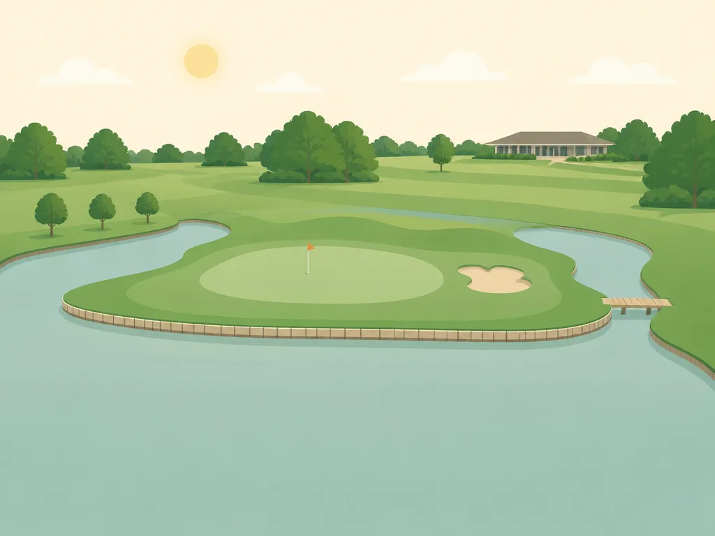 Illustration of Broad Stripes Golf & Social Club at Stonecrest