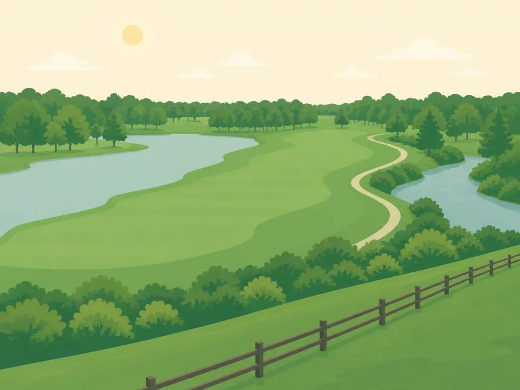 Illustration of Hawk Ridge Golf Club (The Island)