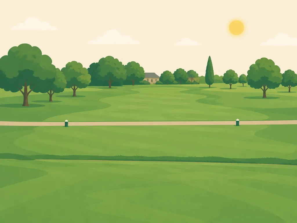 Illustration of Dows Golf Course