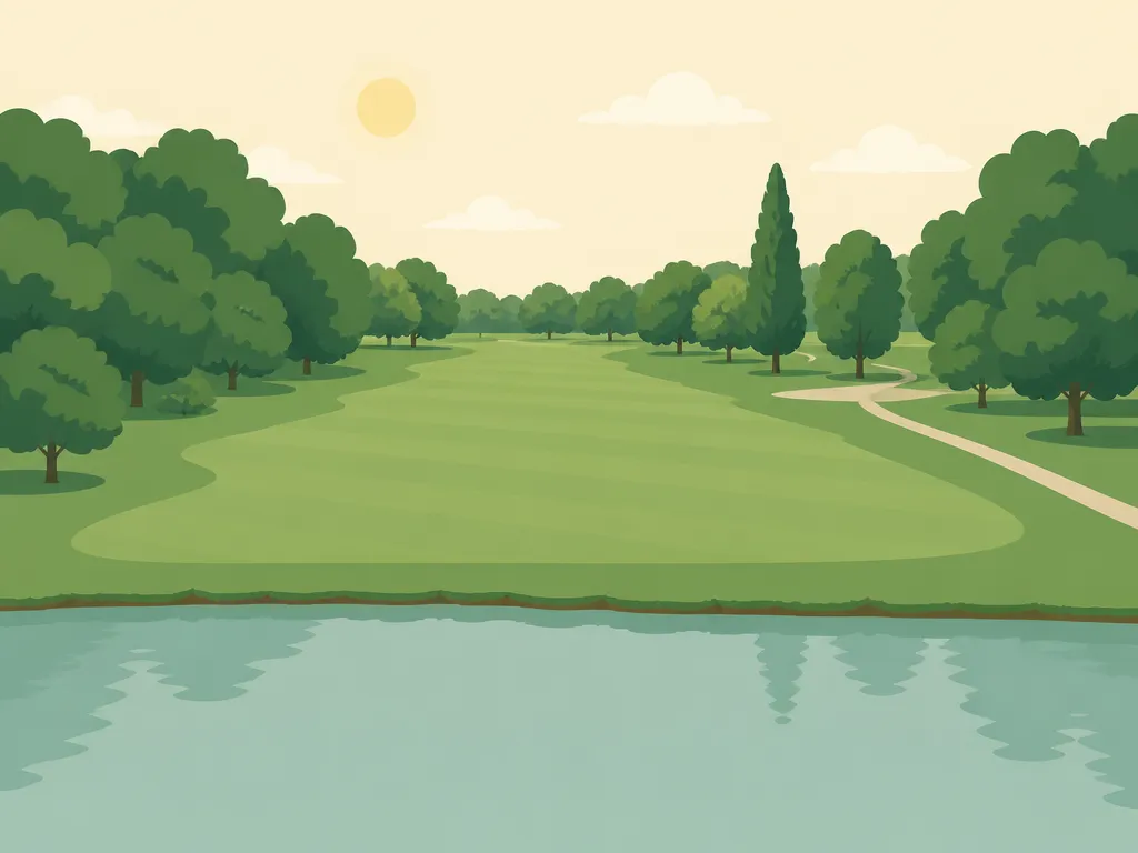 Illustration of Saxon Golf Course (East)