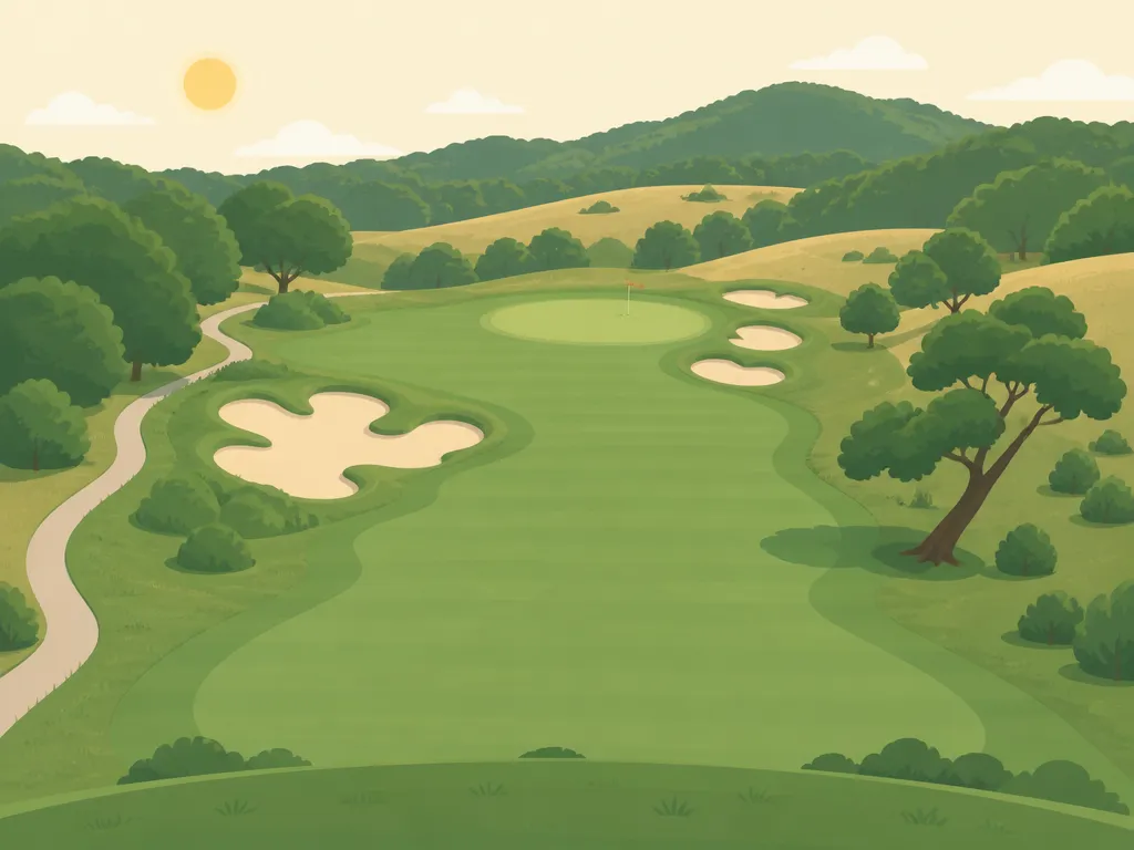 Illustration of San Juan Oaks Golf Club