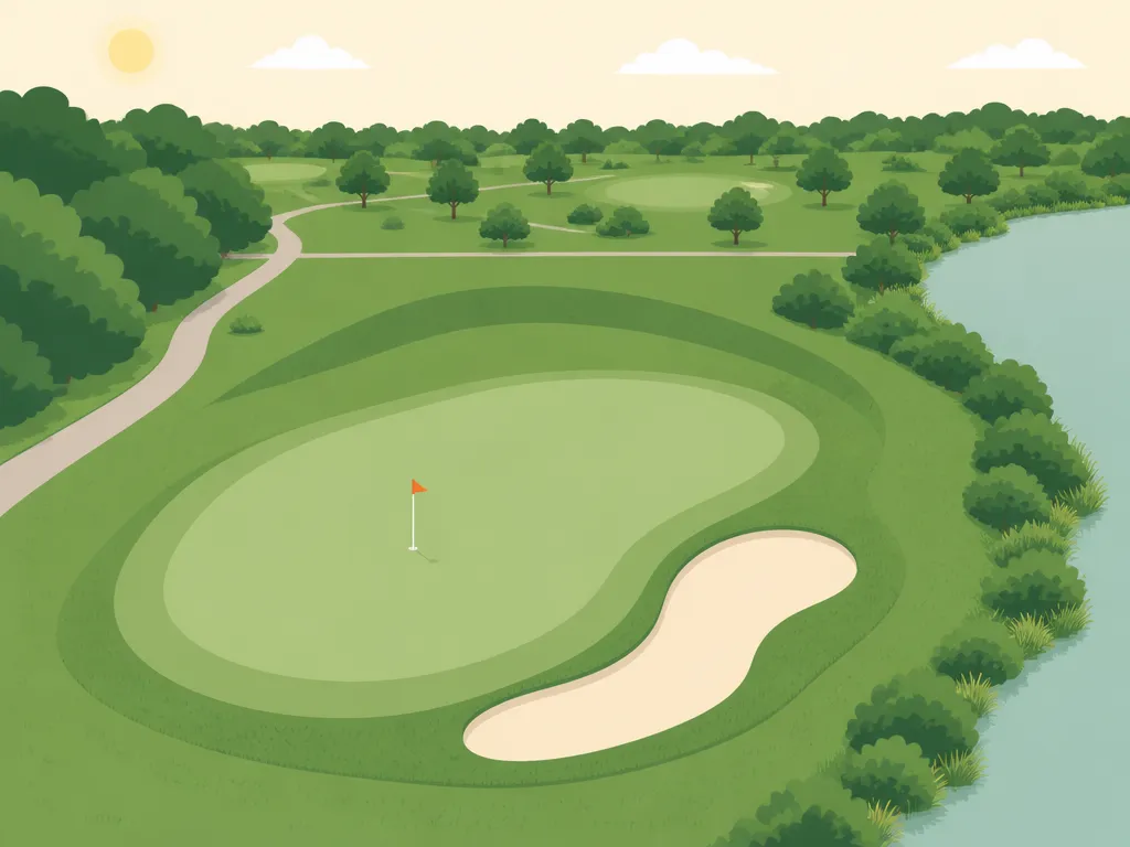 Illustration of Chomonix Golf Course