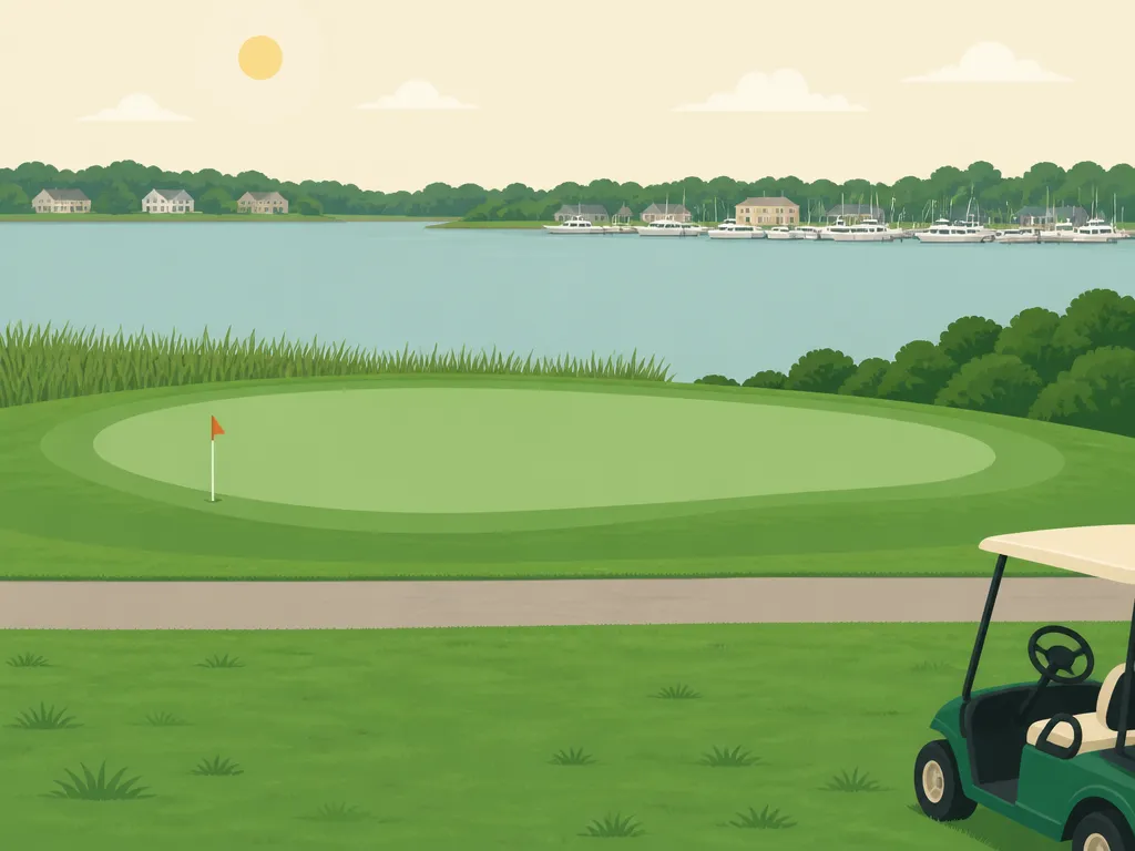 Illustration of Harbor Lights Golf