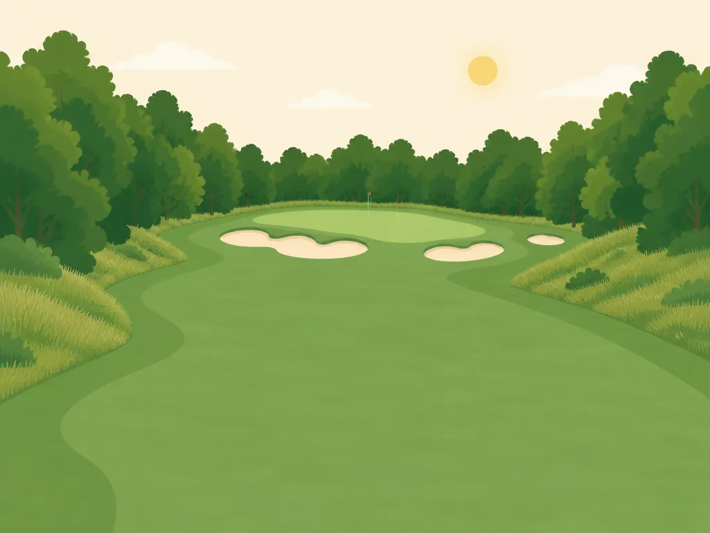 Illustration of Golf Am Donner Kleve