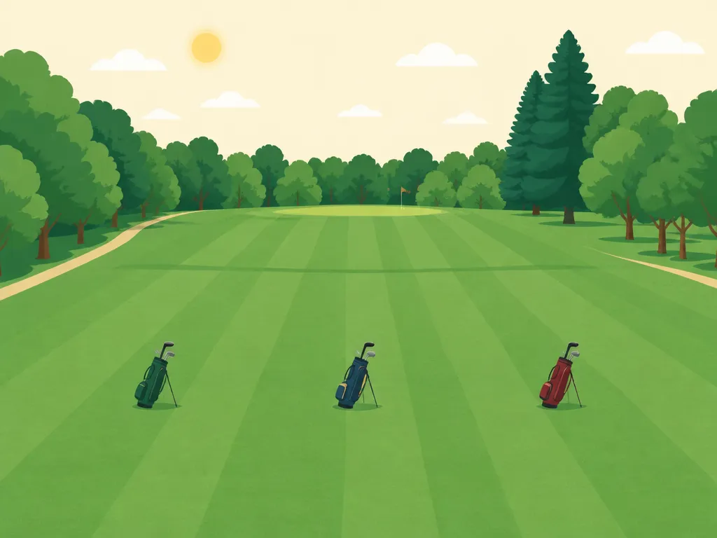 Illustration of Tussey Mountain Par 3 Golf Course
