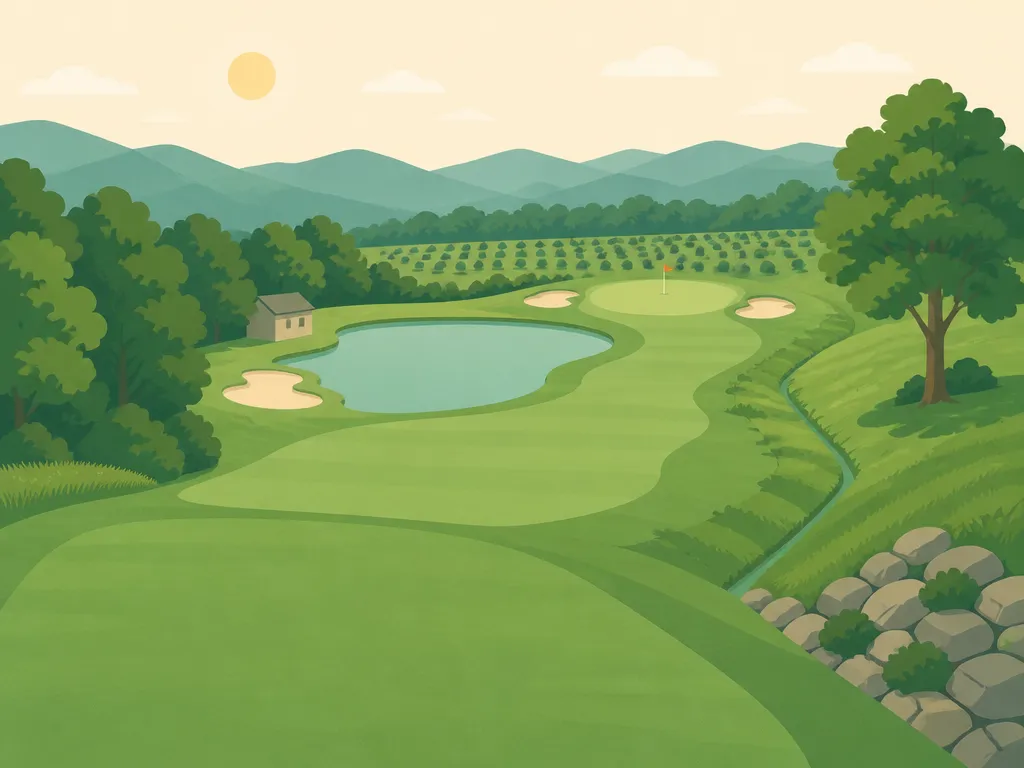 Illustration of The Vista Links Golf Course