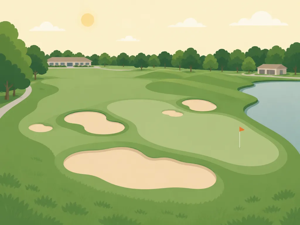 Illustration of Village Links Golf Club