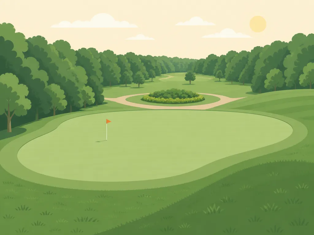 Illustration of Clear Creek Golf Club