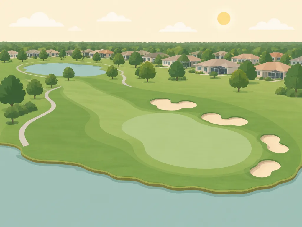 Illustration of The Cove of Rotonda Golf Center