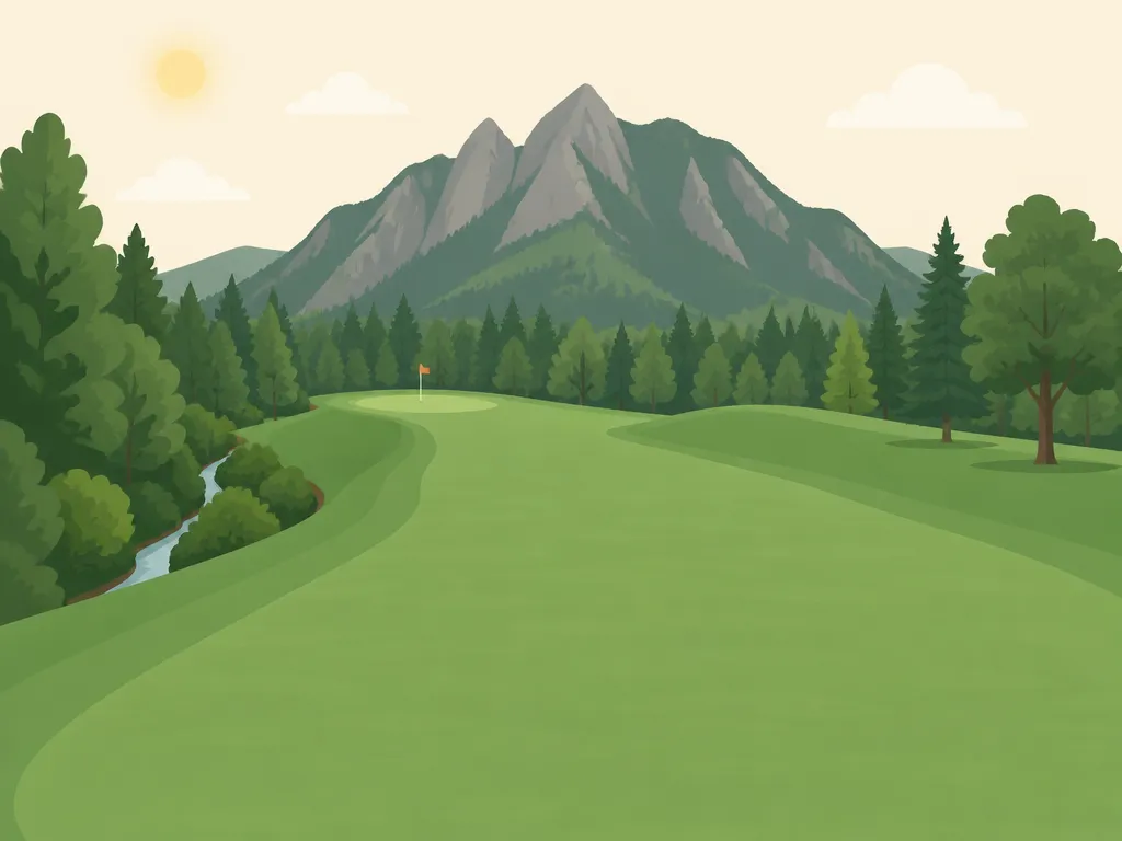 Illustration of Mount Si Golf Course