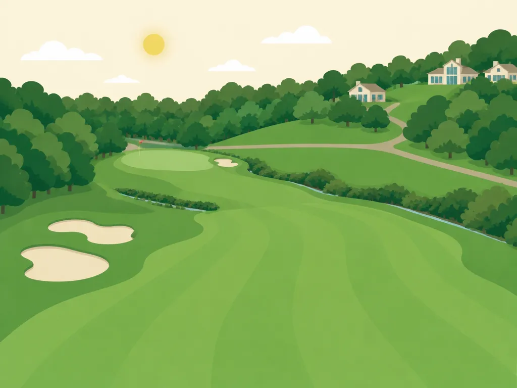Illustration of The Bandit Golf Club