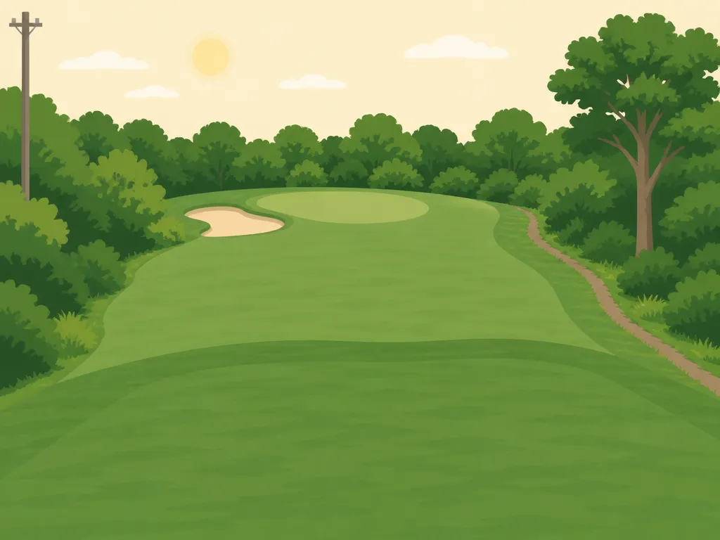 Illustration of Cedar Hill Golf Course