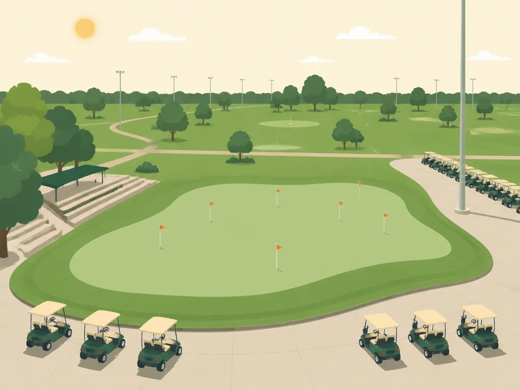 Illustration of Tulare Golf Course