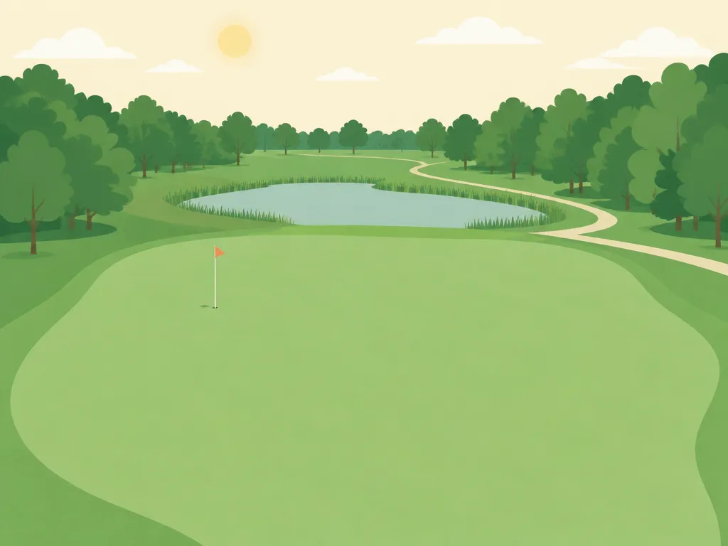 Illustration of Elk Valley Golf Course
