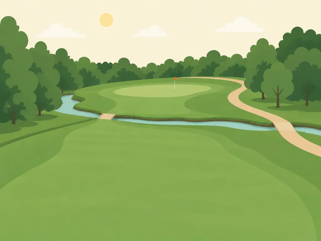Illustration of Hidden Greens Golf Course