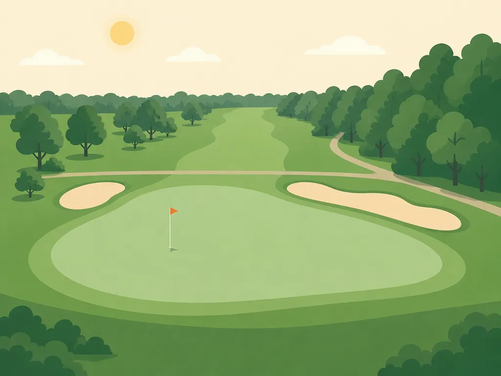 Illustration of Green Haven Golf Course