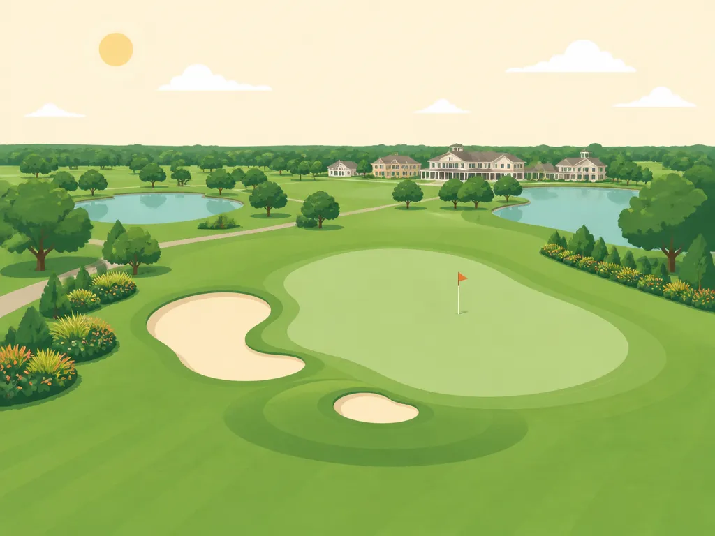 Illustration of Lakeside Country Club
