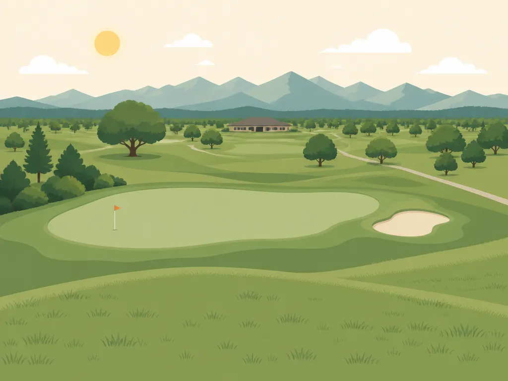Illustration of Cottonwood Hills Golf Club (Championship)