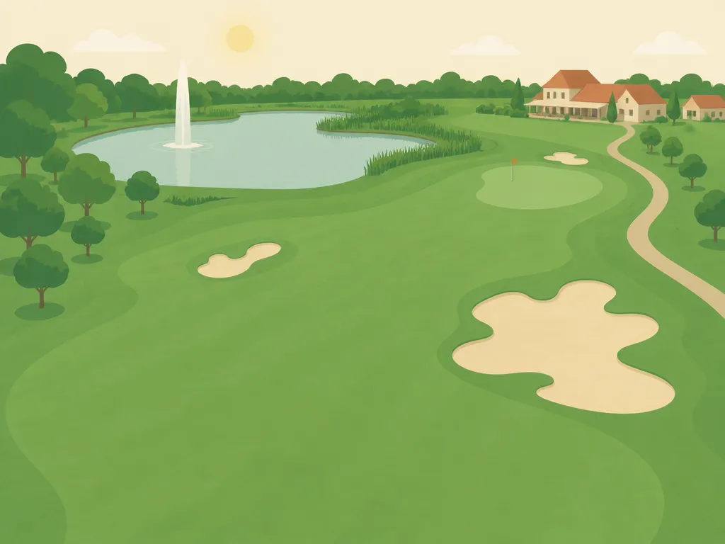 Illustration of Golf Club Heddesheim Gut Neuzenhof