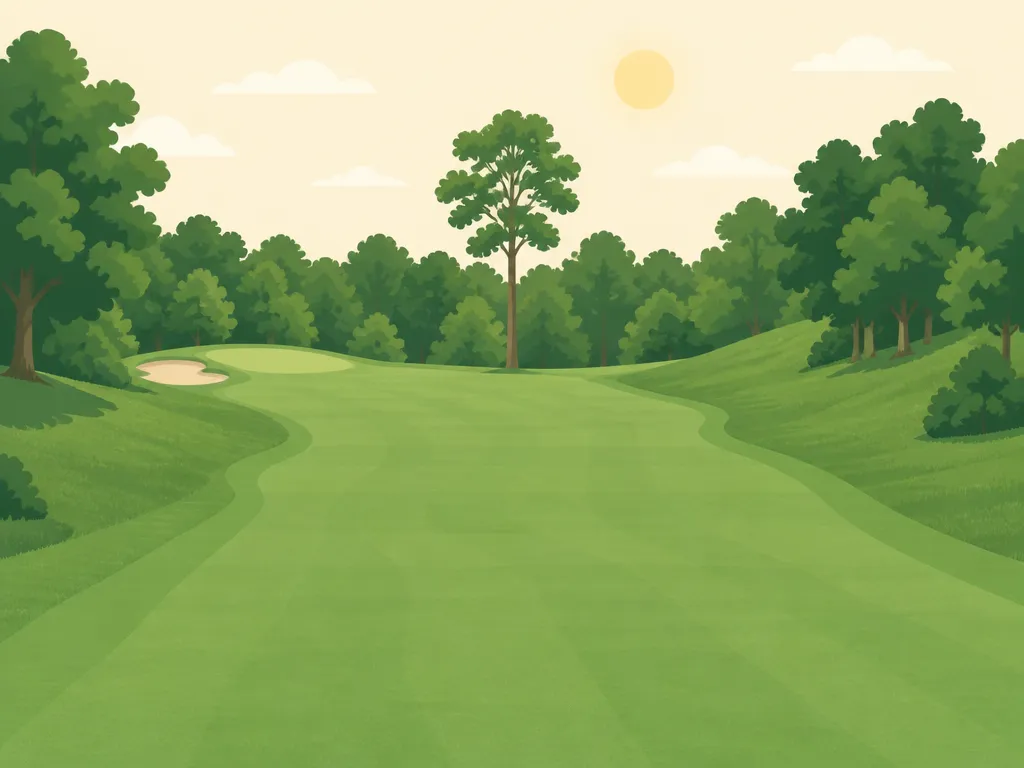 Illustration of Kaufman Golf Course