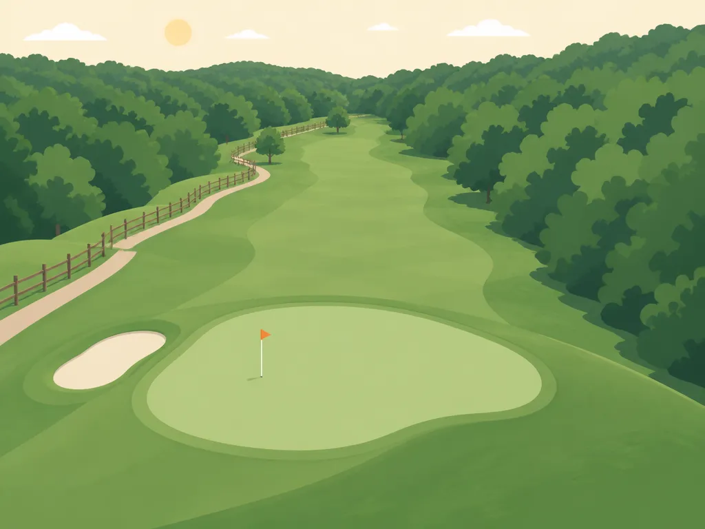 Illustration of Red Wing Lake Golf Course