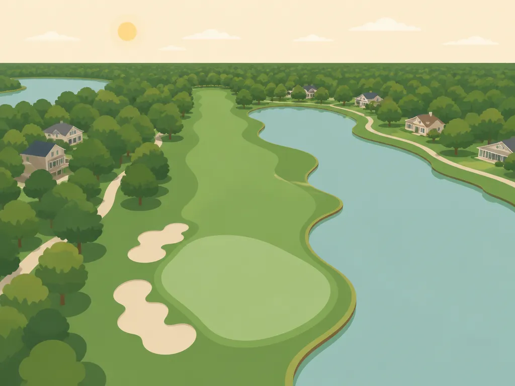 Illustration of The Golf Club at Margaritaville Lake Resort