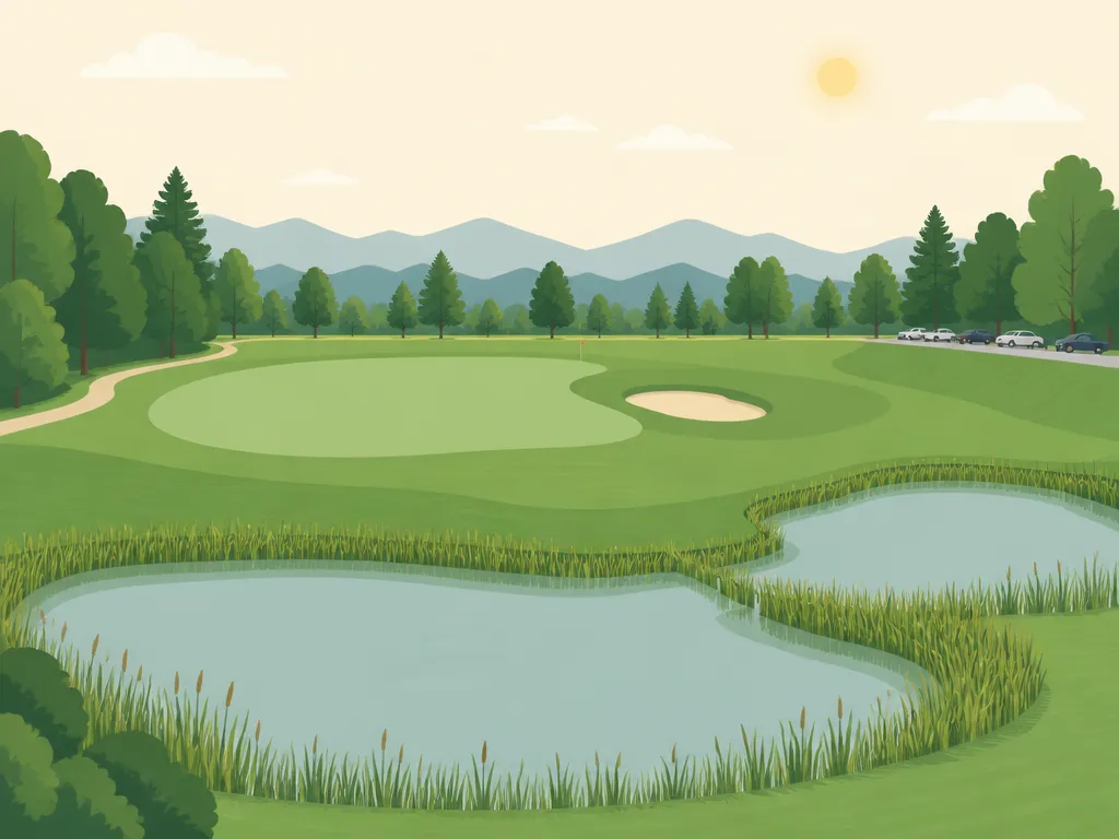 Illustration of Belmont Golf Course