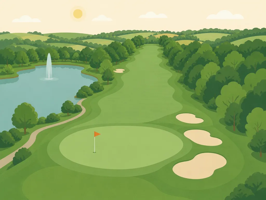 Illustration of Golfclub Breisgau (Heckenrose) - Europa Park