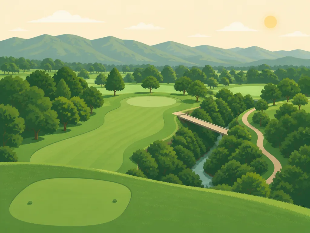Illustration of Soule Park Golf Course