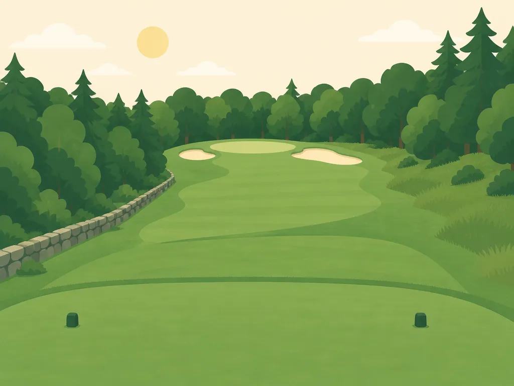 Illustration of Point Sebago Golf Resort