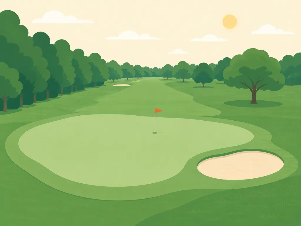 Illustration of Indian Run Golf Club