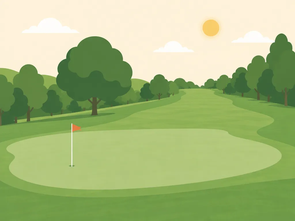 Illustration of Lacoma Golf Club (Blue)